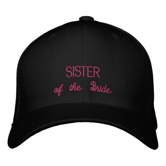 Brodée Soeur de la casquette mariée (Devant)