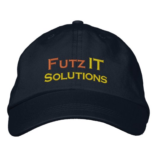 Brodée Solutions informatiques Futz Casquette de baseball (Devant)