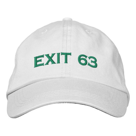 BRODÉE SORTIE 63 CASQUETTE (Devant)