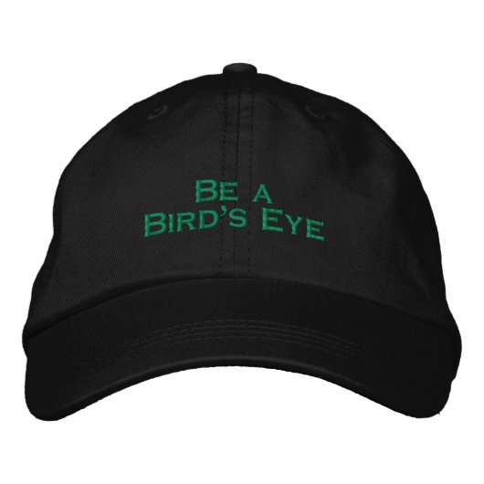 Brodée Soyez un oiseau Oiseau Conservation Casquette brod (Devant)