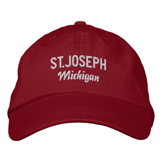 Brodée St. Joseph Michigan Casquette brodé (Devant)