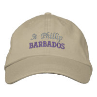 St Phillip, Casquette de baseball brodé de la Barb