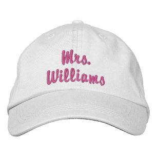 Brodée Super mignonne Mme Casquette brodé
