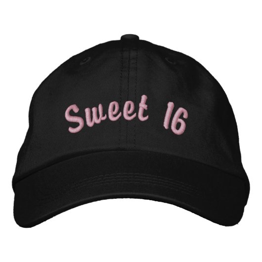 Brodée Sweet 16 Casquette brodé (Devant)