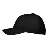 Brodée SYNT noir et beau casquette de baseball (Gauche)