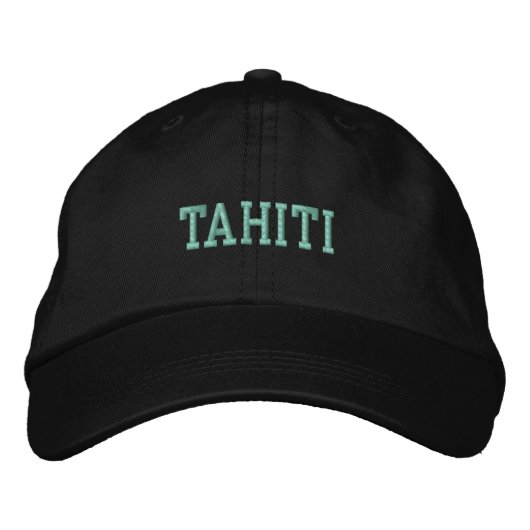 Brodée TAHITI 1 casquette (Devant)