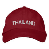 Brodée Thaïlande* Casquette réglable (Devant)