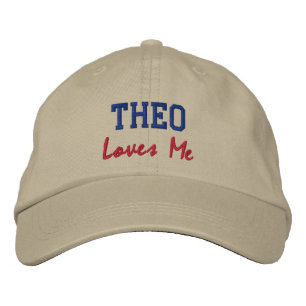 Brodée Theo M'aime Casquette de nom brodé