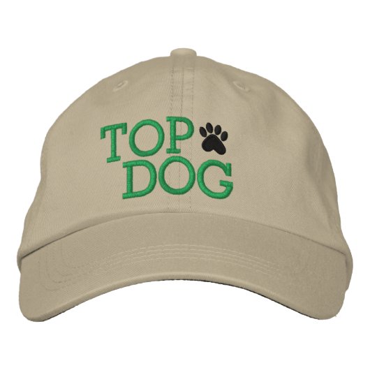 Brodée Top Dog Casquette par SRF (Devant)