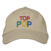 Brodée TOP POP Casquette par SRF (Devant)