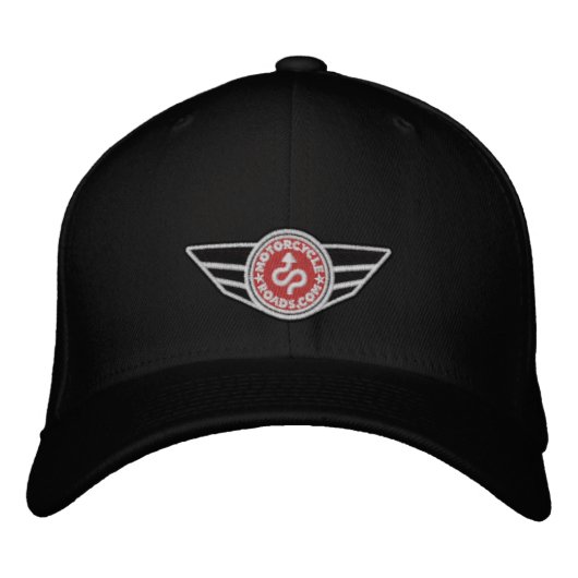 Brodée Tout casquette noir avec logo MCR brodé rouge (Devant)