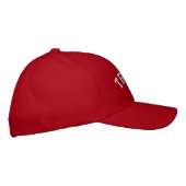 Brodée TRUMP 45 Casquette Flex-it (rouge) (Droite)