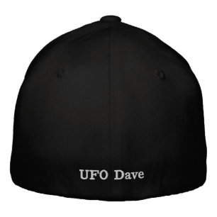 Brodée UFO Dave Casquette avec logo dans le dos