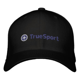 Brodée Unisex Noir et Bleu Sport pur Casquette