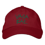 Brodée Vaca Bae Stone Age Script Trending Casquette (Devant)