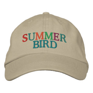Brodée Vente ! Casquette d'oiseaux d'été par SRF