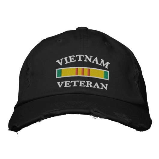Brodée Vietnam Vétéran Casquette brodé (Devant)