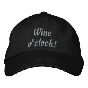 Brodée Vins d'heure ! Drôle Casquette brodé