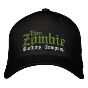 Brodée Von Zombie Casquette crâne 001A