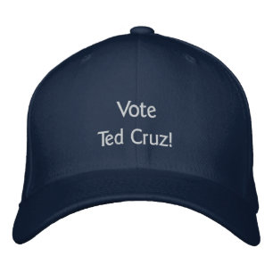 Brodée Vote Cruz Casquette brodé personnalisé