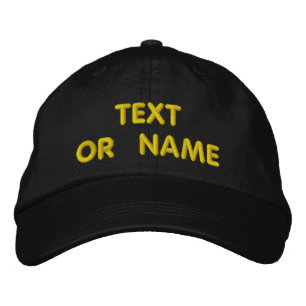 Brodée Votre Casquette de baseball brodé de texte personn