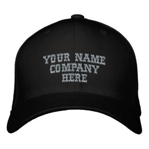 Brodée Votre nom de texte Promotion Casquette de baseball