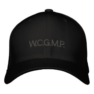 Brodée W.C.G.M.P. casquette brodé - noir