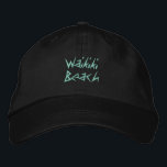 Brodée WAIKIKI BEACH casquette<br><div class="desc">WAIKIKI BEACH casquette - ajustement ajustable</div>