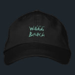 Brodée WAIKIKI BEACH casquette<br><div class="desc">WAIKIKI BEACH casquette - ajustement ajustable</div>