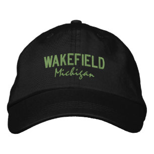 Brodée Wakefield Michigan Casquette de baseball brodé