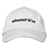 Brodée Whomst'd'avoir Casquette (Devant)