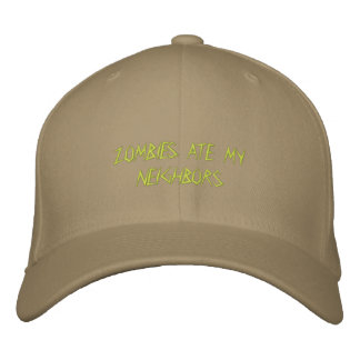 Brodée Zombies mange mon Casquette de voisins