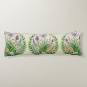 Broderie du jardin de printemps Coussin Design Cha (Dos)