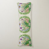 Broderie du jardin de printemps Coussin Design Cha (Devant (Vertical))