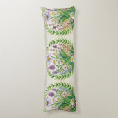 Broderie du jardin de printemps Coussin Design Cha (Dos (Vertical))