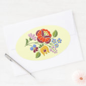 Broderie Kalocsa - Hongrois sticker Folk Art (Enveloppe)