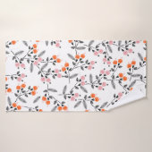 Broderie main motif sans couture avec libre (Serviette de bain)