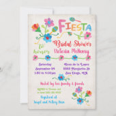 Broderie Mexicaine Fiesta Bridal Shower Invitation (Devant)