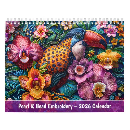 Broderie Perle & Perle – Calendrier 2026 (Protection)