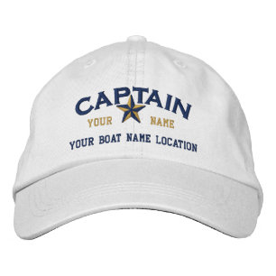 Broderie personnalisée CAPTAIN Star Ball Casquette
