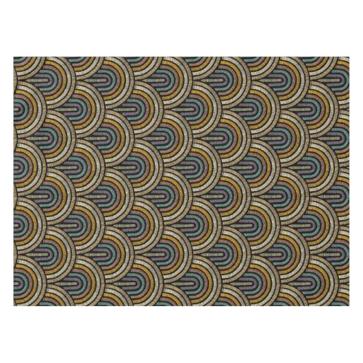 Broderie rétro Arc Motif nappe (Devant (Horizontal))