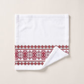 Broderie ukrainienne personnalisable (Gant de toilette)