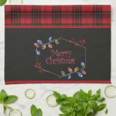 Brodie Red Originele Tartan Kerstmis Theedoek (Gevouwen)
