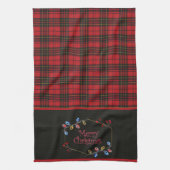 Brodie Red Originele Tartan Kerstmis Theedoek (Verticaal)