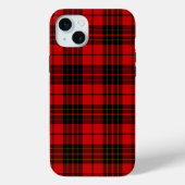 Brodie tartan red black plaid Case-Mate iPhone case (Achterkant)