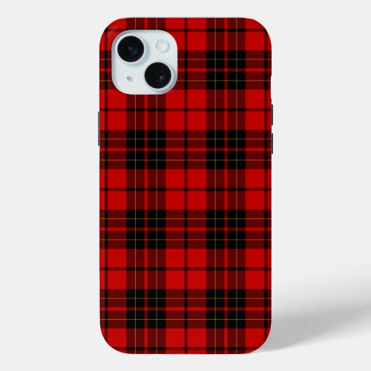 Brodie tartan red black plaid Case-Mate iPhone case (Achterkant)