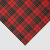 Brodie tartan red black plaid tissuepapier (Detail)
