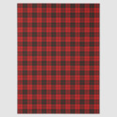 Brodie tartan red black plaid tissuepapier (Voorkant)