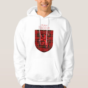 Brodie Tartan Scottish Play Lion Rampant Hoodie