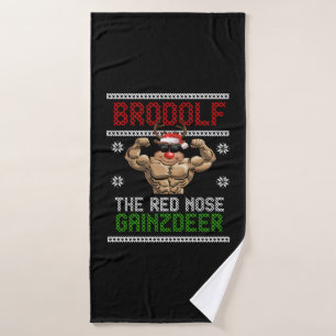 Brodolf Christmas Reindeer Fitness Sport
